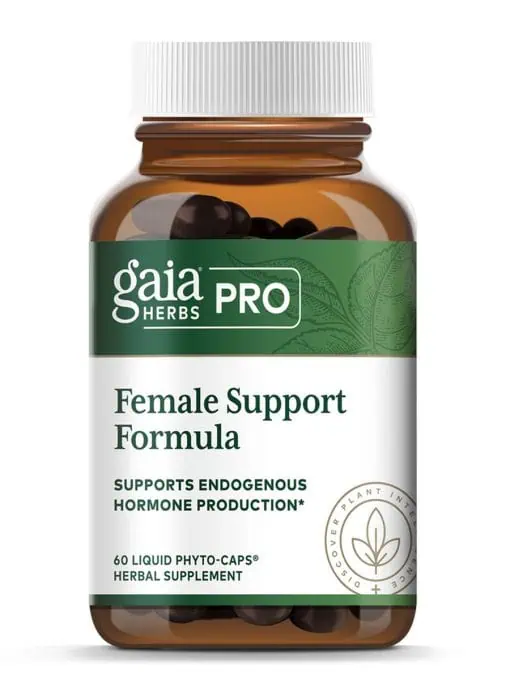 Female Support Formula - An herbal blend with Black Cohosh and Chaste Tree for female hormone balance.