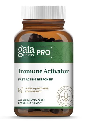 Gaia Herbs Immune Activator with echinacea, elderberry, and andrographis for rapid immune defense