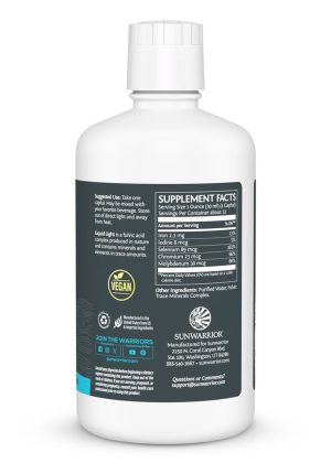 Sunwarrior Liquid Light - fulvic acid complex, trace minerals