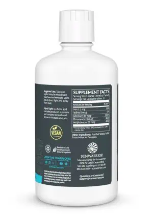 Sunwarrior Liquid Light - fulvic acid complex, trace minerals