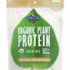 Organic Plant Protein Smooth Unflavored - Live Probiotics and Enzymes Highly Digestible Plant Protein