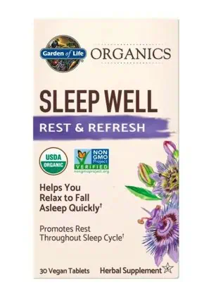 mykind Organics Herbal Sleep Well is designed to help you relax and fall asleep naturally