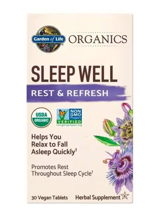 mykind Organics Herbal Sleep Well is designed to help you relax and fall asleep naturally