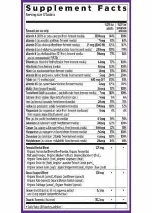 New Chapter Perfect Prenatal Multivitamin - prenatal vitamins, organic ingredients