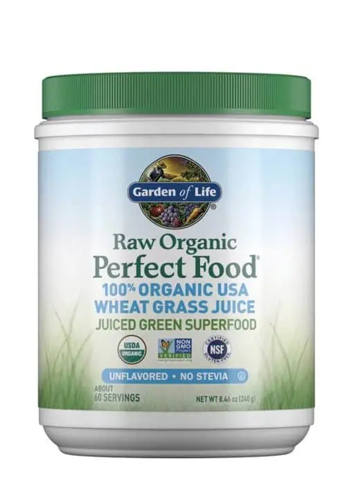 Raw Organic Perfect Food Wheat Grass Juice