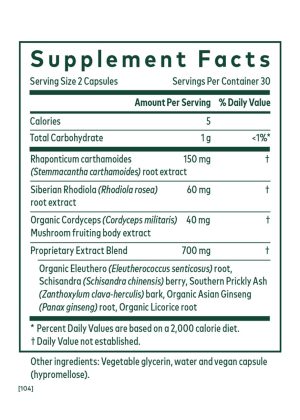 Revive HPA adrenal support supplement with adaptogens for stress and energy balance