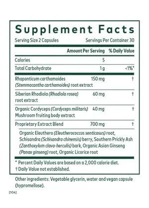 Revive HPA adrenal support supplement with adaptogens for stress and energy balance