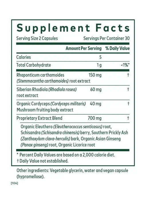 Revive HPA adrenal support supplement with adaptogens for stress and energy balance