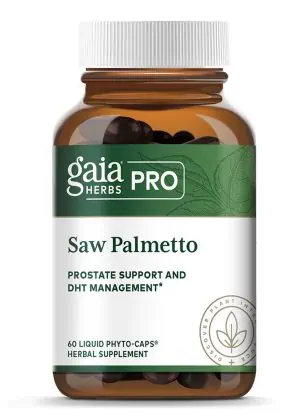 Saw Palmetto - Herbal supplement for men's prostate and hormonal support.