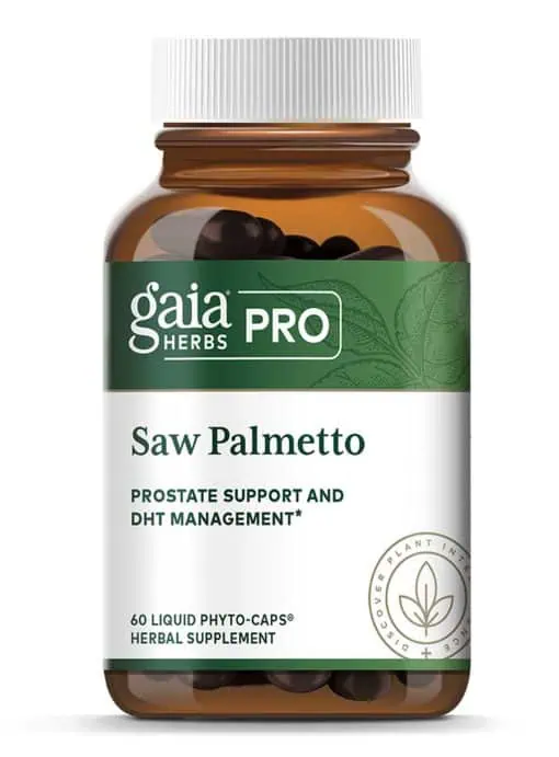 Saw Palmetto - Herbal supplement for men's prostate and hormonal support.