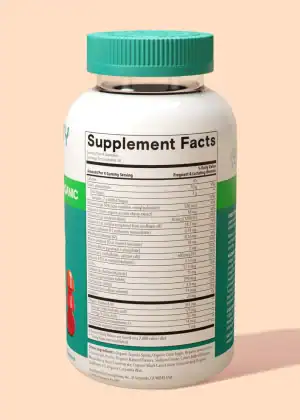 SmartyPants Organic Prenatal plus Multi & Omegas -- prenatal vitamins, organic gummies