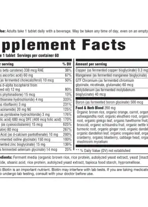 Innate Response Men Over 40(TM) One Daily Iron Free -- multivitamin for men, daily supplement
