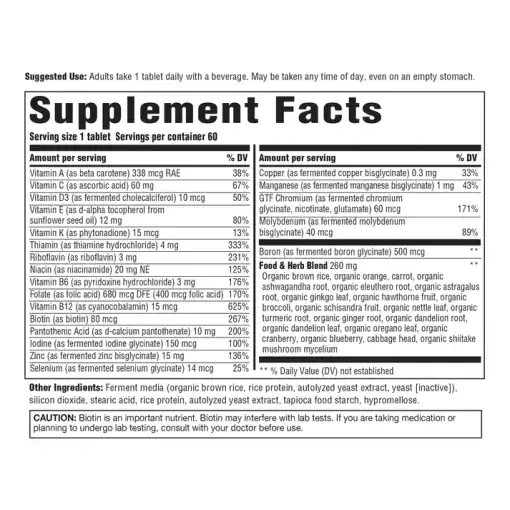 Innate Response Men Over 40(TM) One Daily Iron Free -- multivitamin for men, daily supplement
