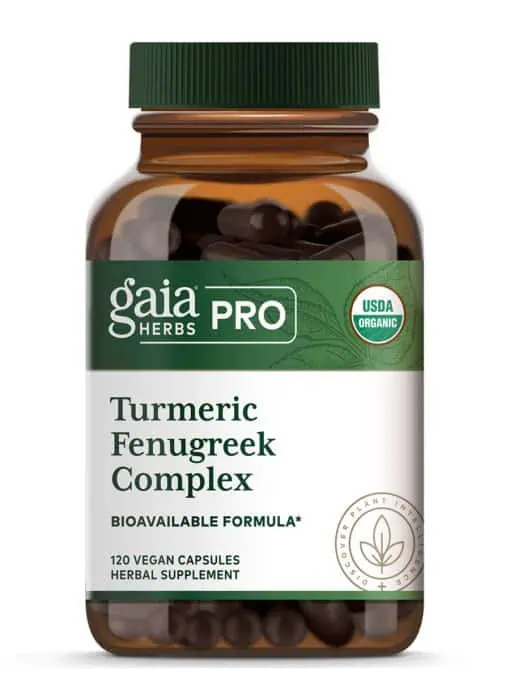 Turmeric Fenugreek Complex - Bioavailable supplement for joint health and inflammatory response with CurQFen®.