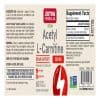 Jarrow Formulas Acetyl L-Carnitine 500mg -- brain health, energy production - Back