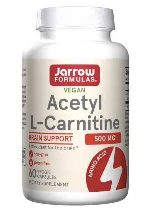 Jarrow Formulas Acetyl L-Carnitine 500mg -- brain health, energy production