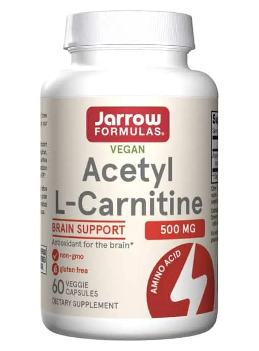 Jarrow Formulas Acetyl L-Carnitine 500mg -- brain health, energy production