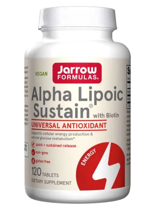 Jarrow Formulas Alpha Lipoic Sustain 300mg -- antioxidant support, glucose metabolism