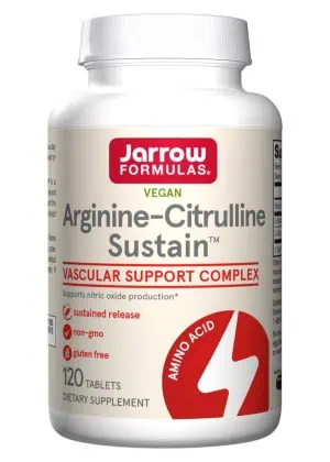 Jarrow Formulas Arginine-Citrulline Sustain -- nitric oxide support, cardiovascular health