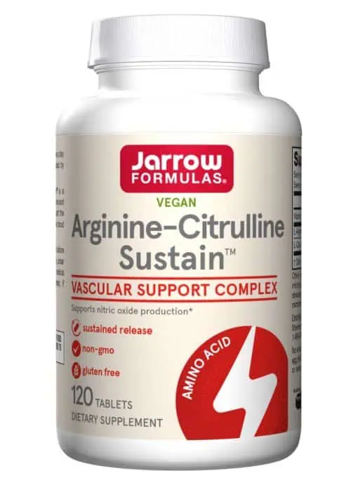 Jarrow Formulas Arginine-Citrulline Sustain -- nitric oxide support, cardiovascular health