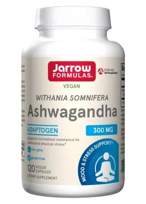 Jarrow Formulas Ashwagandha 300mg -- ashwagandha supplement, adaptogen