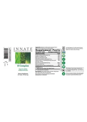 Innate Response B Complex -- B vitamins, energy support - Back