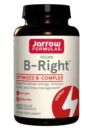 Jarrow Formulas B-Right -- optimized b-complex, vitamin b supplement