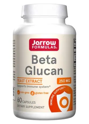 Jarrow Formulas Beta Glucan 250mg -- immune support, yeast extract