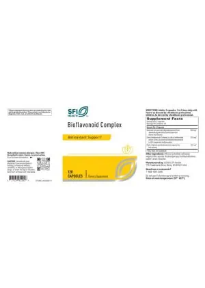 SFI Health Bioflavonoid Complex — Antioxidant Support, Bioflavonoids - Back