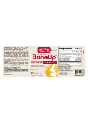 Jarrow Formulas Bone-Up Three Per Day -- bone health, calcium support - Back