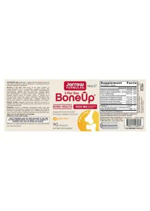 Jarrow Formulas BoneUp(R) Three Per Day -- bone health, calcium support - Back