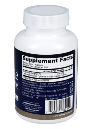 Jarrow Formulas CDP Choline 250mg -- brain function support, cognitive enhancement - Back