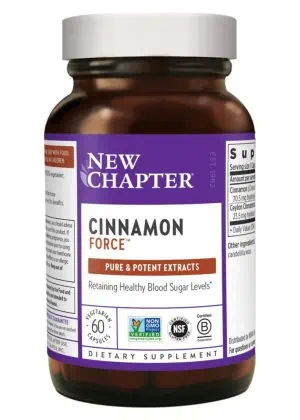 New Chapter Cinnamon Force(TM) -- blood sugar support, whole food supplement