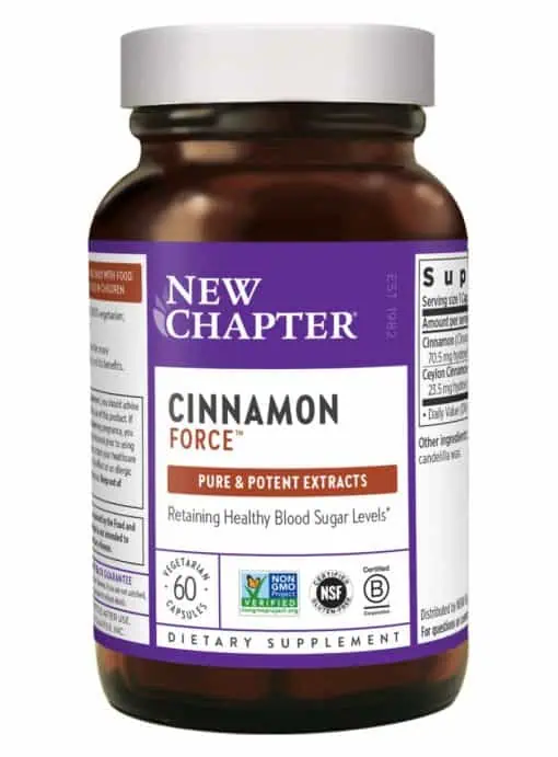 New Chapter Cinnamon Force(TM) -- blood sugar support, whole food supplement