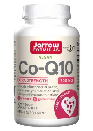 Jarrow Formulas Co-Q10 200mg -- cholesterol antioxidant, cellular energy