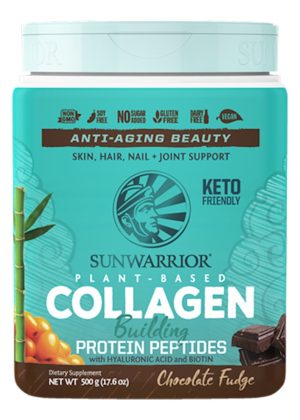 Sunwarrior Collagen Plant Based Chocolate - vegan collagen, beauty supplement