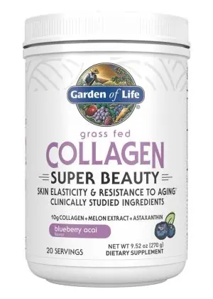 Garden of Life Collagen SuperBeauty — collagen supplement, skin elasticity