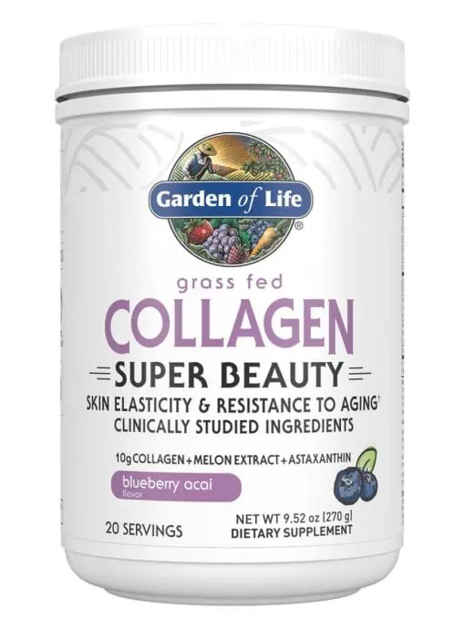 Garden of Life Collagen SuperBeauty — collagen supplement, skin elasticity