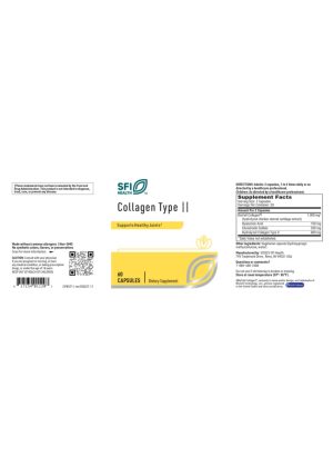 SFI Health Collagen Type II — Joint Support, Healthy Skin - Back