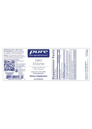 Emerson DAO Enzyme - histamine breakdown, digestive health