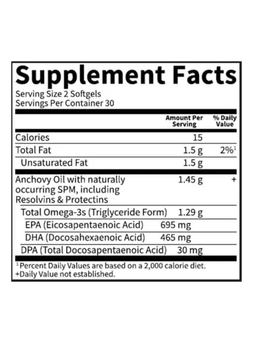 Dr. Formulated Omega-3 — Omega-3 fatty acids, brain health - Back