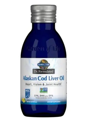 Garden of Life Dr. Formulated Alaskan Cod Liver Oil — omega-3 supplement, heart health
