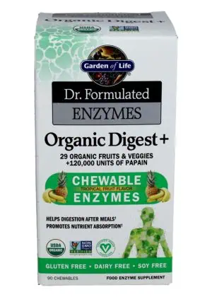 Garden of Life Dr. Formulated ENZYMES Organic Digest+ -- digestive enzymes, organic supplement