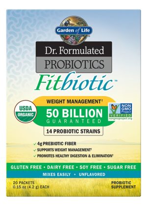 Garden of Life Dr. Formulated PROBIOTICS Fitbiotic -- weight management, probiotics