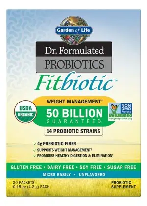Garden of Life Dr. Formulated PROBIOTICS Fitbiotic -- weight management, probiotics