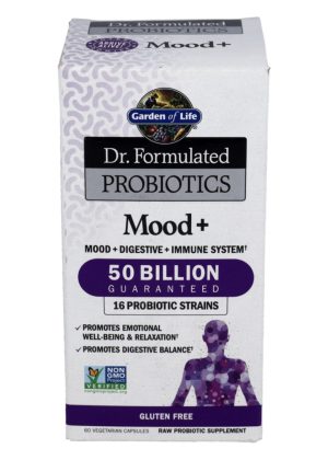 Garden of Life Dr. Formulated PROBIOTICS Mood+ -- probiotics, mood support