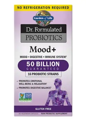 Garden of Life Dr. Formulated Probiotics Mood+ -- mood support, digestive health