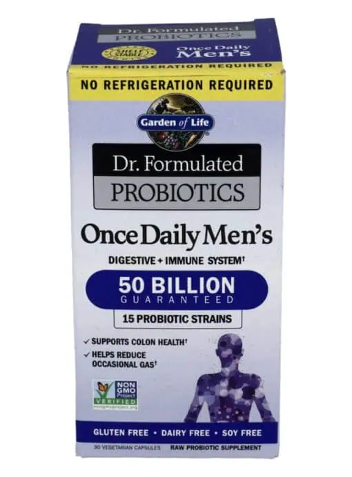 Garden of Life Once Daily Men’s — Probiotic, Digestive Health