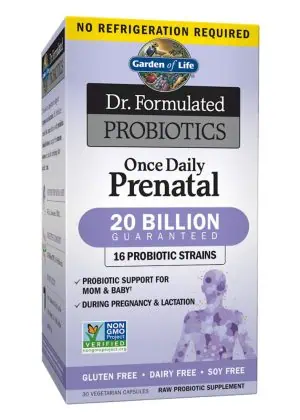 Garden of Life Dr. Formulated Probiotics Prenatal — Probiotic Support for Mom & Baby