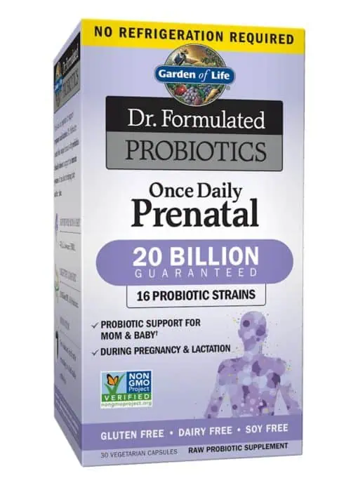 Garden of Life Dr. Formulated Probiotics Prenatal — Probiotic Support for Mom & Baby